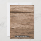 ヴィンテージバイクアダルトバースデーパーティーの招待 招待状 (裏面)