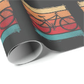 ヴィンテージバイクアートサイクリングスポーツ恋人 ラッピングペーパー (ロールコーナー)