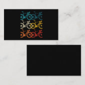 ヴィンテージバイクサイクリングロードバイク競走自転車 名刺 (正面/裏面)