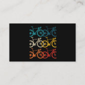 ヴィンテージバイクサイクリングロードバイク競走自転車 名刺 (正面)