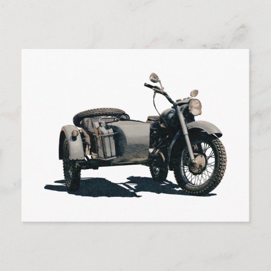 ヴィンテージバイクスケッチ ポストカード (正面)