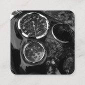 ヴィンテージバイクダイヤル スクエア名刺 (正面)