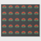 ヴィンテージバイクベーパーウェーブレトロ自転車80sスタイル ラッピングペーパー (フラット)