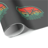 ヴィンテージバイクベーパーウェーブレトロ自転車80sスタイル ラッピングペーパー (ロールコーナー)