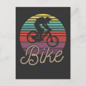 ヴィンテージバイクマウンテンバイクMTBレトロファーラッド ポストカード (正面)