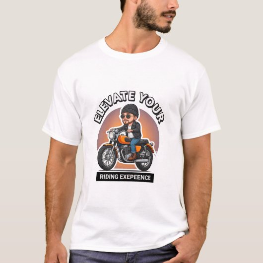 ヴィンテージバイクライダー Tシャツ (正面)
