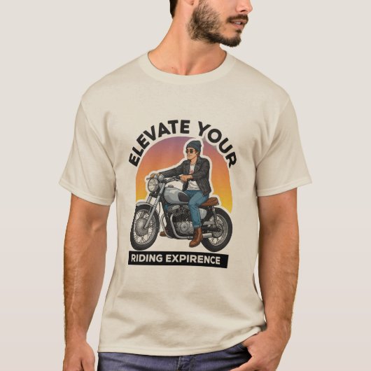 ヴィンテージバイクライダー Tシャツ (正面)