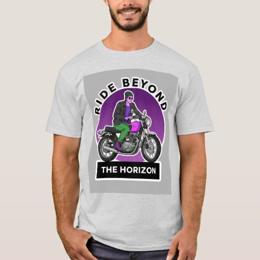 ヴィンテージバイクライダー Tシャツ (正面)