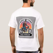 ヴィンテージバイクライダー Tシャツ (裏面)
