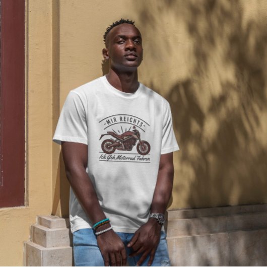 ヴィンテージバイク乗り Tシャツ