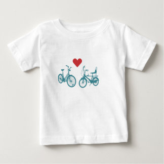 ヴィンテージバイク好き ベビーTシャツ