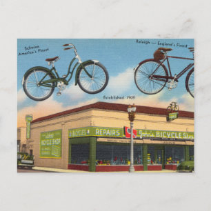 ヴィンテージバイク店 ポストカード