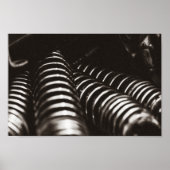 ヴィンテージバイク用バイクショック ポスター (正面)