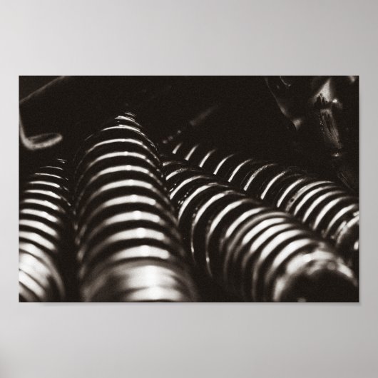 ヴィンテージバイク用バイクショック ポスター