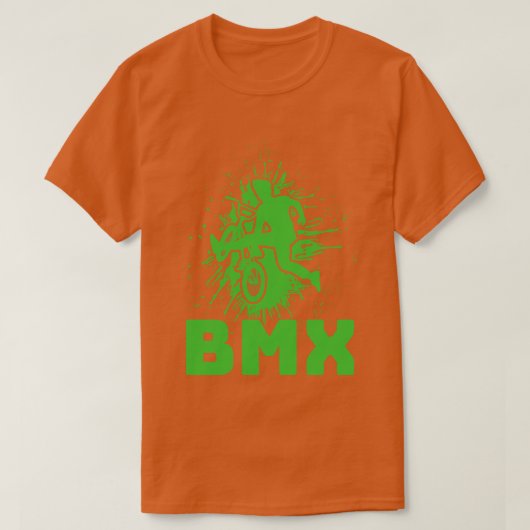 ヴィンテージバイク装備自転車アーバンフリースタイルBMX 4 Tシャツ (デザイン正面)
