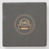 ヴィンテージバイク ストーンコースター (正面)