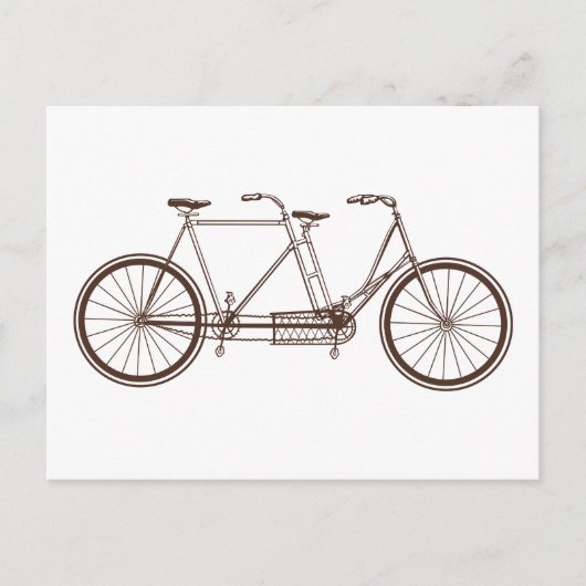 ヴィンテージバイク ポストカード (正面)
