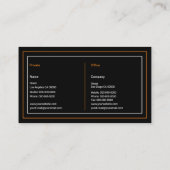 ヴィンテージバイク 名刺 (裏面)