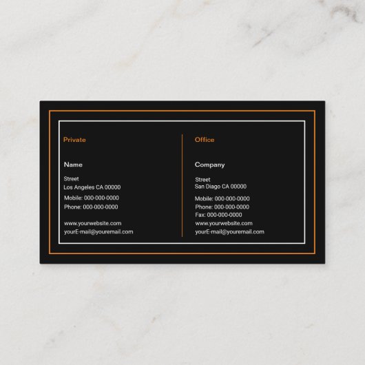 ヴィンテージバイク 名刺 (裏面)