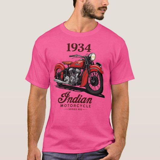 ヴィンテージバイク Tシャツ (正面)