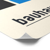 ヴィンテージバウハウスジオメトリックシェイプファインアート ポスター (角)