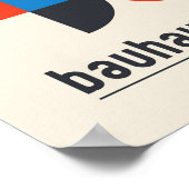 ヴィンテージバウハカラフルウス幾何学圏 ポスター (角)