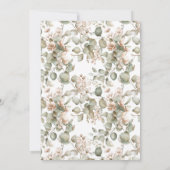 ヴィンテージバウユーカリフローラベビーシャワー 招待状 (裏面)