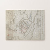 ヴィンテージバウンカーヒルマップ(1775) ジグソーパズル (横)