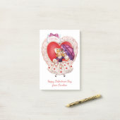 ヴィンテージバカスタムンタイン文字ポストイットノート ポストイット (デスク上)