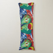 ヴィンテージバクラフスパラシランライフと梨レッドブルー ボディピロー (正面縦)