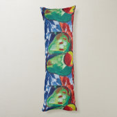 ヴィンテージバクラフスパラシランライフと梨レッドブルー ボディピロー (裏面 (縦))