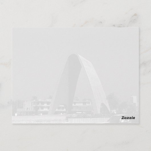 ヴィンテージバグダッド不明の兵士のアーチ ポストカード (裏面)