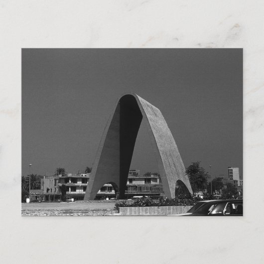 ヴィンテージバグダッド不明の兵士のアーチ ポストカード (正面)