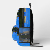 ヴィンテージバグダッド広場 プリントバックパック (右)