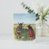 ヴィンテージバグワインパーティーはがき ポストカード (スタンド正面)