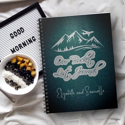 ヴィンテージバケットリストカップルKeepsake Journal ノートブック