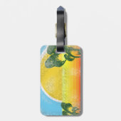 ヴィンテージバケーショントラベルラベル ラゲッジタグ (裏面縦)