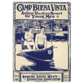 ヴィンテージバケーションポスターキャンプブエナビスタ – ボストン クリップボード (裏面)