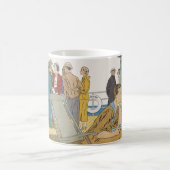 ヴィンテージバケーション、乗客クルーズ船オンデッキ コーヒーマグカップ (中央)