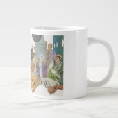 ヴィンテージバケーション、乗客クルーズ船オンデッキ ジャンボコーヒーマグカップ (右)