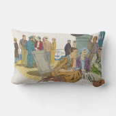 ヴィンテージバケーション、乗客クルーズ船オンデッキ ランバークッション (裏面)