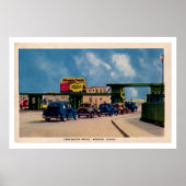 ヴィンテージバサダーブリッジウィンザーカナダ ポスター (正面)