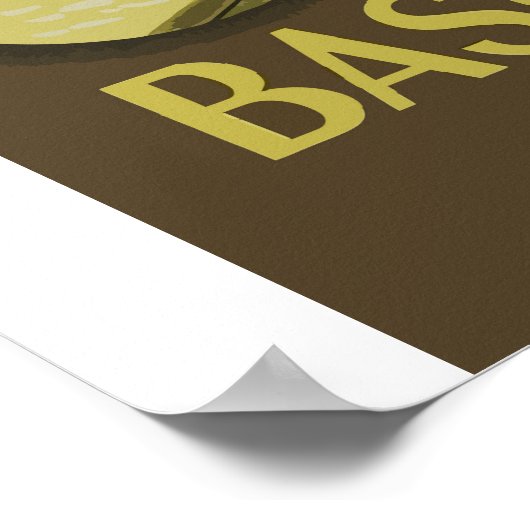 ヴィンテージバスク海岸フランス旅行ポスター ポスター (角)