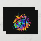 ヴィンテージバスケットボールグラフィックデザインカッコいいバスケットボール シーズンカード (正面/裏面)