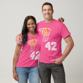 ヴィンテージバスケットボールジャージー第42選手番号 Tシャツ (ユニセックス)