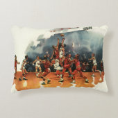 ヴィンテージバスケットボール競技、バスケットボール選手 アクセントクッション (正面)