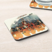 ヴィンテージバスケットボール競技、バスケットボール選手 コースター (左側)