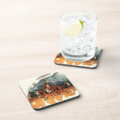 ヴィンテージバスケットボール競技、バスケットボール選手 コースター (右側)