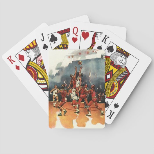 ヴィンテージバスケットボール競技、バスケットボール選手 トランプ (裏面)