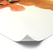 ヴィンテージバスケットボール競技、バスケットボール選手 ポスター (角)